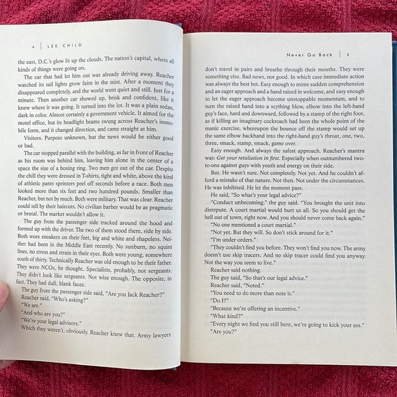 🦋2/$10 Never Go Back #18 in the Jack Reacher Series - Picture 11 of 12